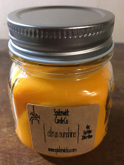 Citrus Sunshine Soy Candle 4 oz.