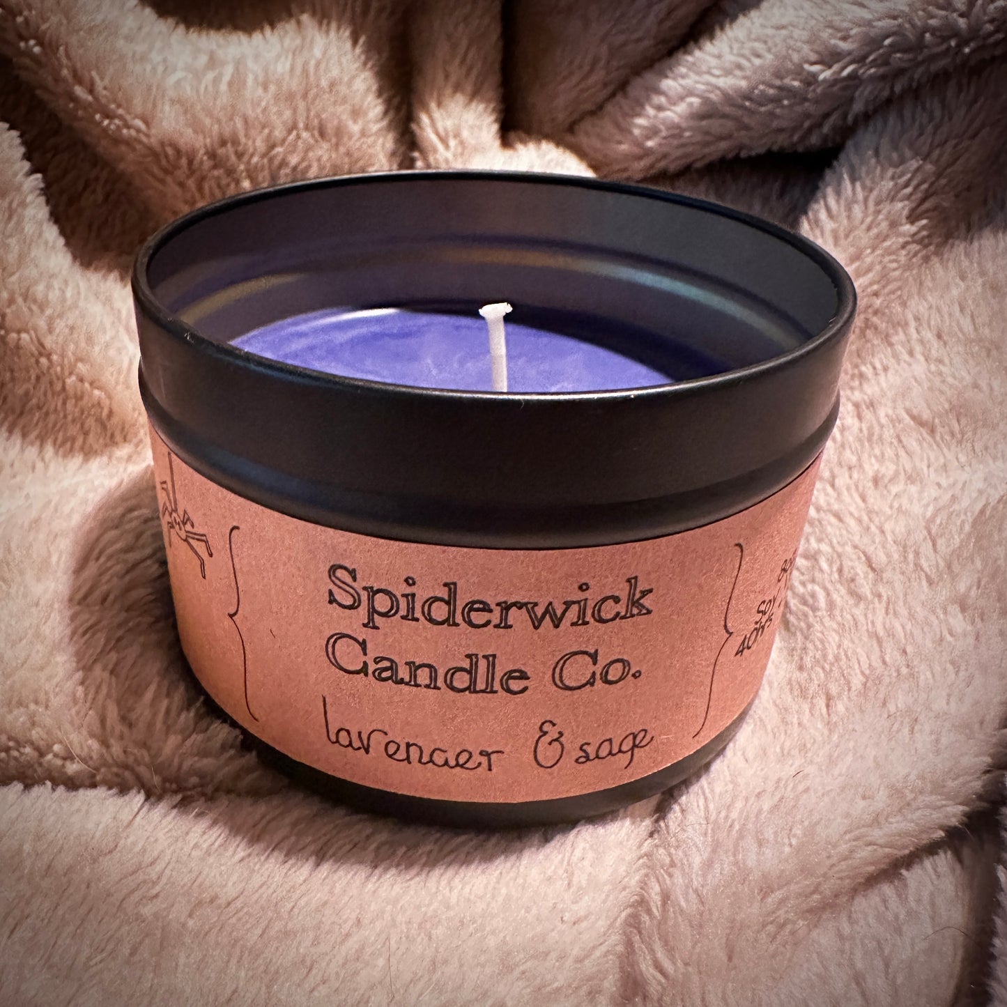 Lavender & Sage Soy Candle 8 oz.