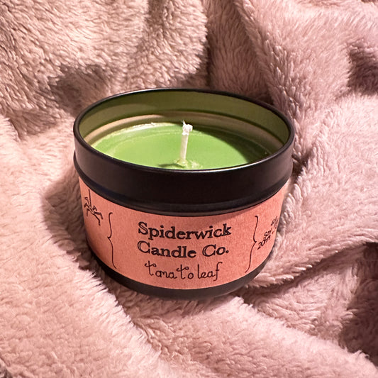 Tomato Leaf Soy Candle 4 oz.